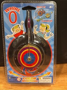 Whirl O Toy Magnetic Color Morping Spin Top Launcher Toy NEW
